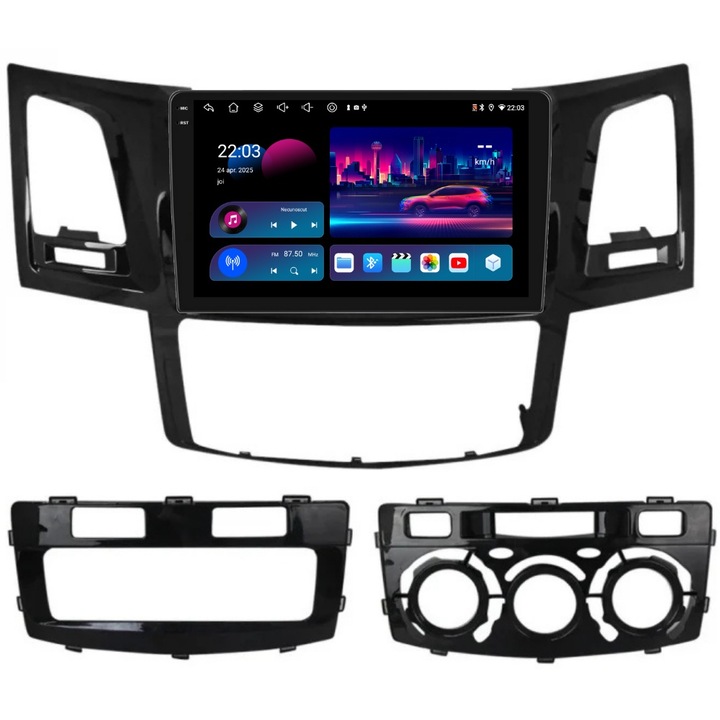 Navigatie PilotOn Toyota Hilux 2005-2015 9 inch 4GB 64GB 8 CORE