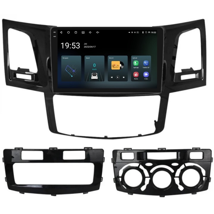 Navigatie PilotOn Toyota Hilux 2005-2015 9 inch 4GB 64GB 4 CORE