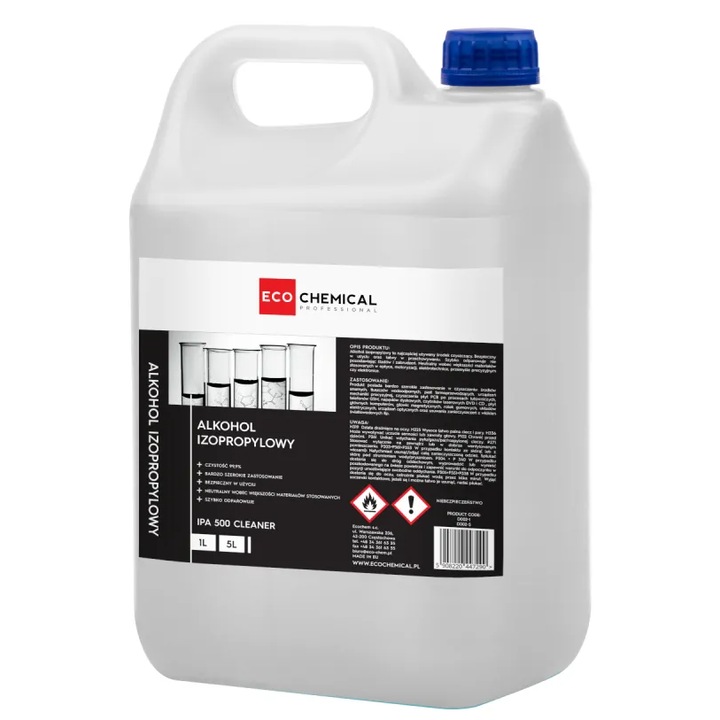 Alcool izopropilic ECOChemical IPA 500 5L curatare rapida