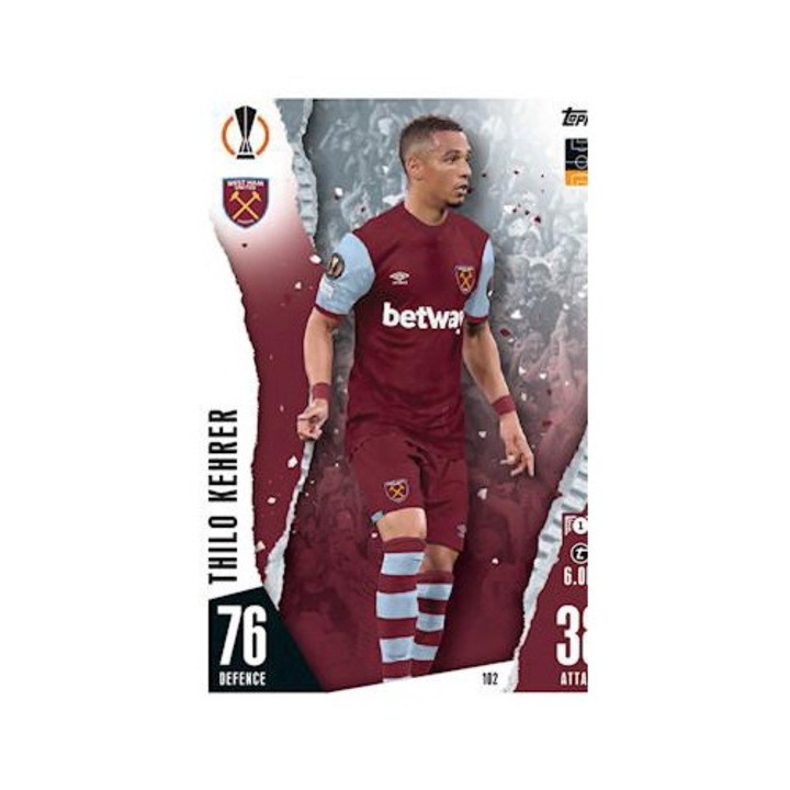 Match Attax 2023/24 102 Карта за игра Thilo Kehrer Topps