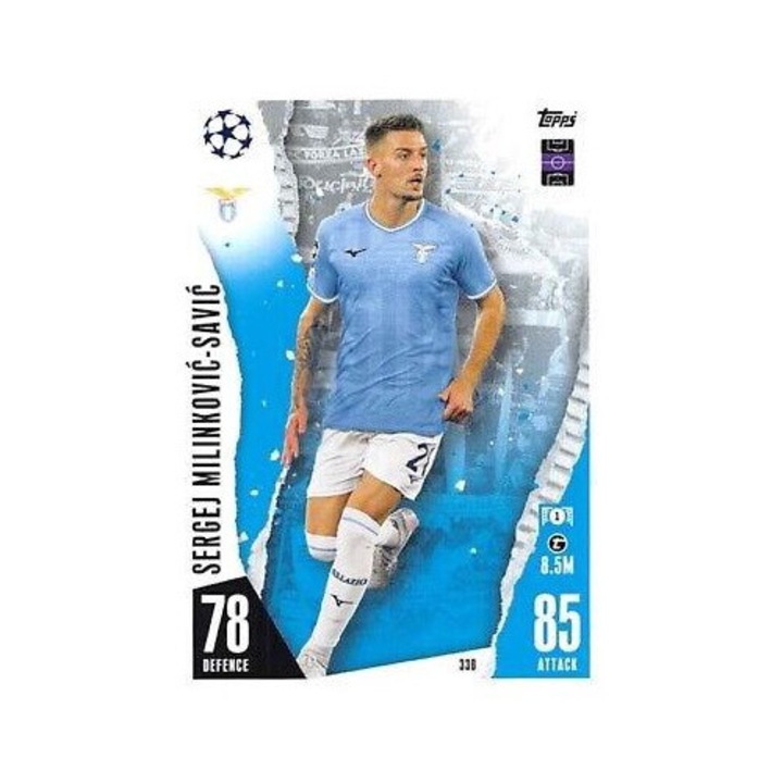 Carte de joc Match Attax 2023/24 330 Sergej Milinkovic-Savic Topps