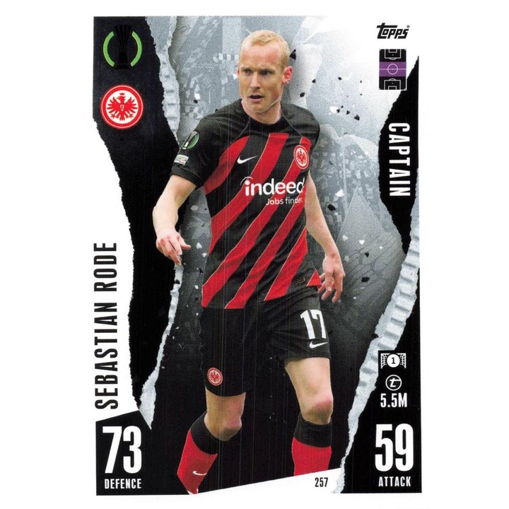 Match Attax 2023/24 257 Sebastian Rode Topps játékkártya