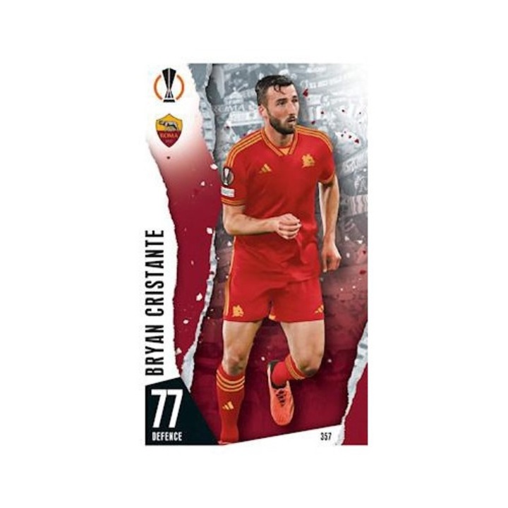 Card de joc Match Attax 2023/24 357 Bryan Cristante, Topps, AS Roma