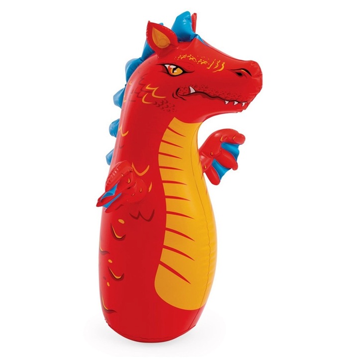 Intex играчка за плаж, дракон, 94x61 см, червена