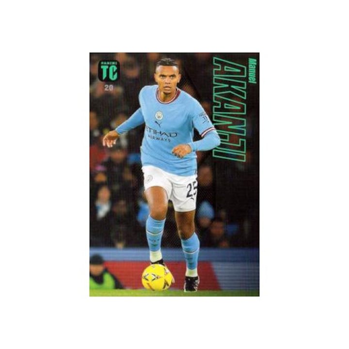 Book Panini Top Class 2023 20 Manuel Akanji, Manchester City, díszlet