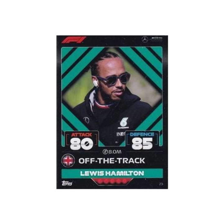 Carte, Topps, Turbo Attax 2022 23, Lewis Hamilton, Mercedes-AMG