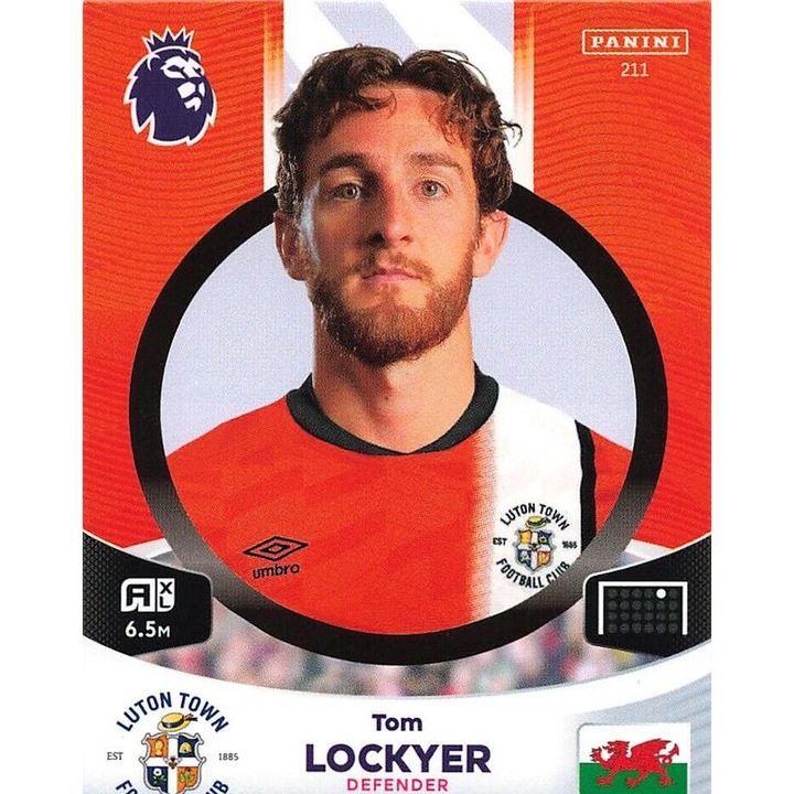 Висша лига 2024 211 Tom Lockyer Карта за игра Panini Adrenalyn XL