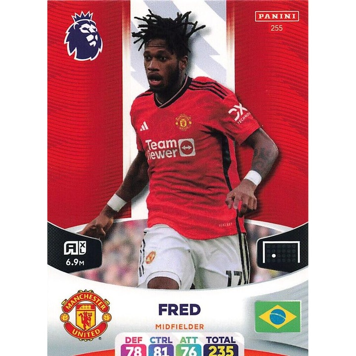 Premier League 2024 255 Fred Panini Adrenalyn XL
