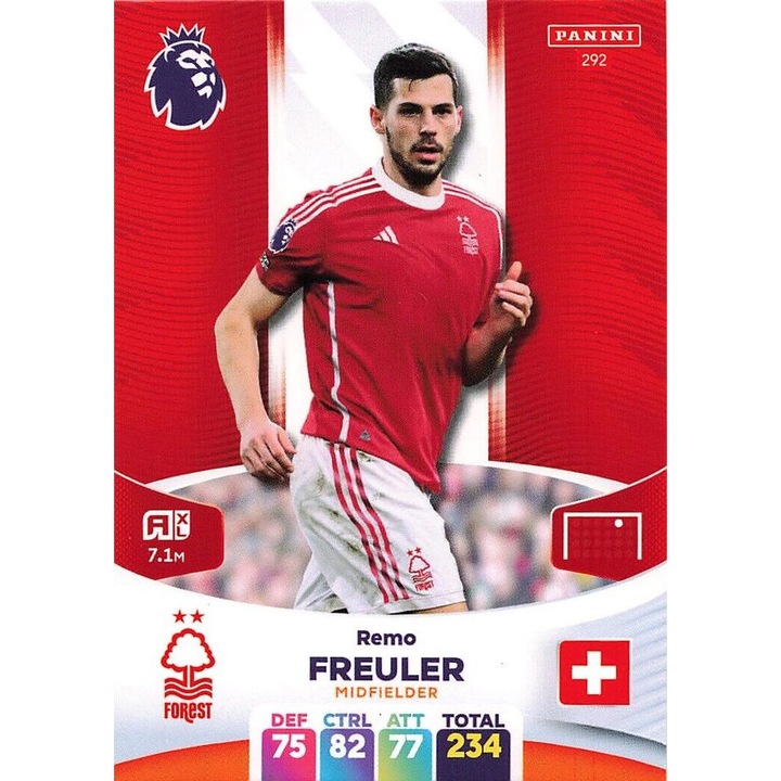 Висша лига 2024 292 Remo Freuler Panini Adrenalyn XL игрална карта