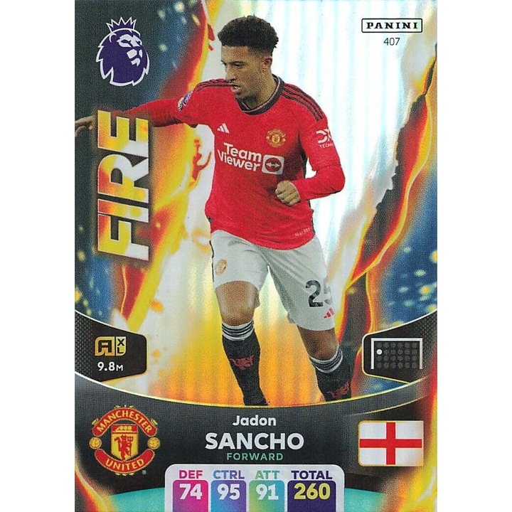 Настолна игра Panini Adrenalyn XL 2024 Jadon Sancho Manchester United, Foc