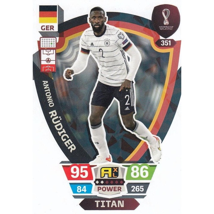 Cupa Mondiala Qatar 2022 351 Antonio Rudiger Panini Adrenalyn XL