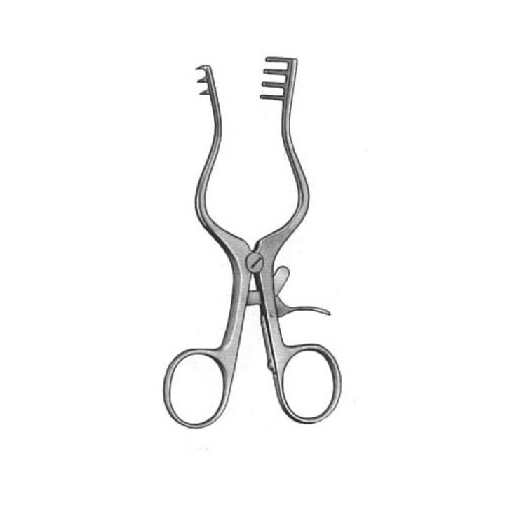 Weitlaner sebészeti visszahúzó, Ratujesz, 16 cm, prémium