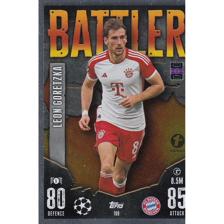 Настолни игри, Match Attax 2023/24, 1-во издание, Леон Горецка, Байерн Мюнхен