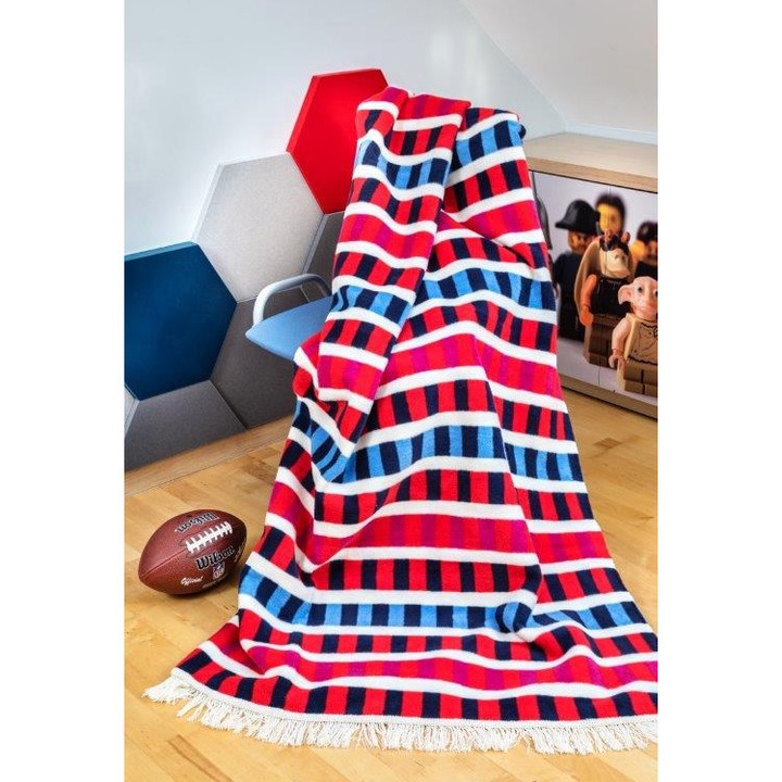 Pled bumbac-acril 150x200, set, bicolor, Umipled