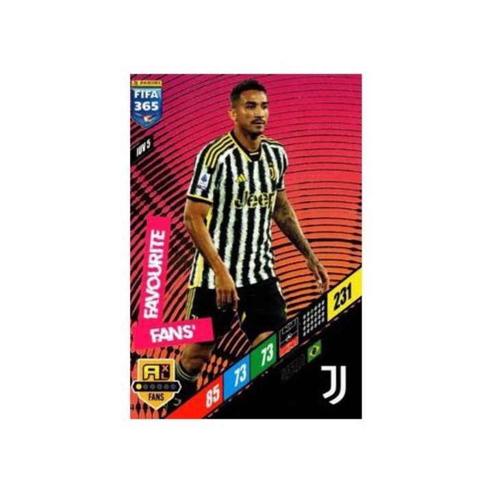 Настолна игра Panini Adrenalyn XL 365 2024 JUV5, карта Данило, любимка на феновете