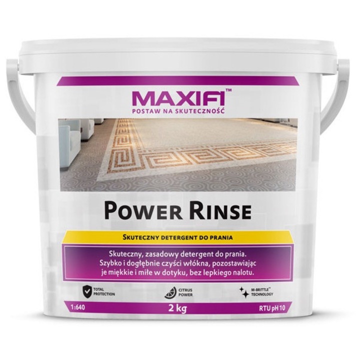 Detergent rufe Maxifi Power Rinse 2kg, pH 10, concentrat 1:640