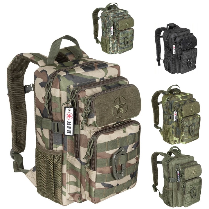 Ghiozdan Max Fuchs AG Youngster, material respirabil, camuflaj