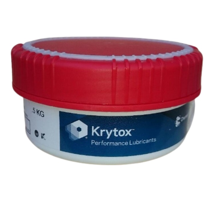 Lubrificator Krytox GPL223, 500 g, alb, rezistent la temperaturi -60 +154°C, protectie anticorozivă, aplicabil în rulmenți auto și de pompa