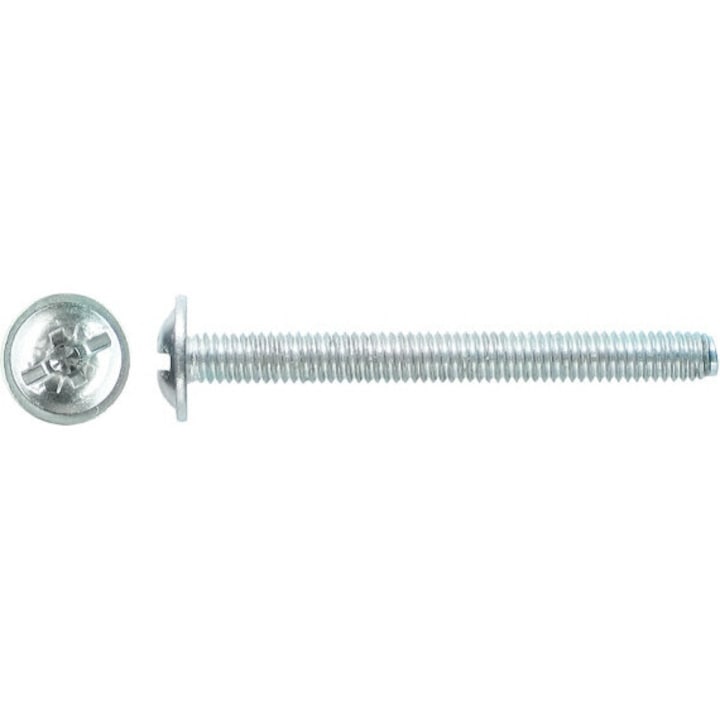 DIN 967 süllyesztett fejű csavar alátéttel - 100 darab M6 mm 60 mm