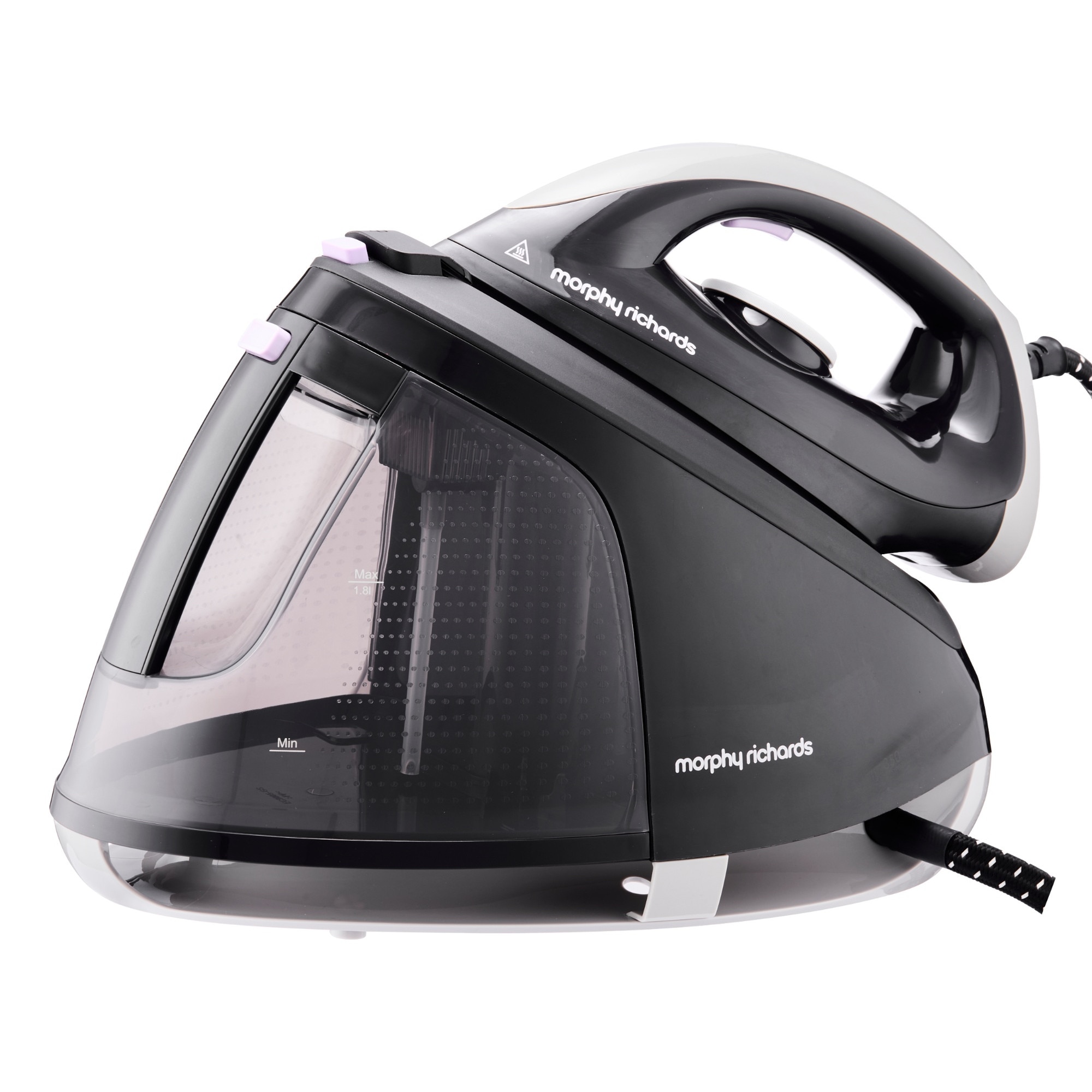 Statie de calcat Morphy Richards MUH-ISE4B, 2400 W, Jet de abur 120g, Debit de abur 70 g/min, Oprire automata, 6 bar, Anti-Calcar