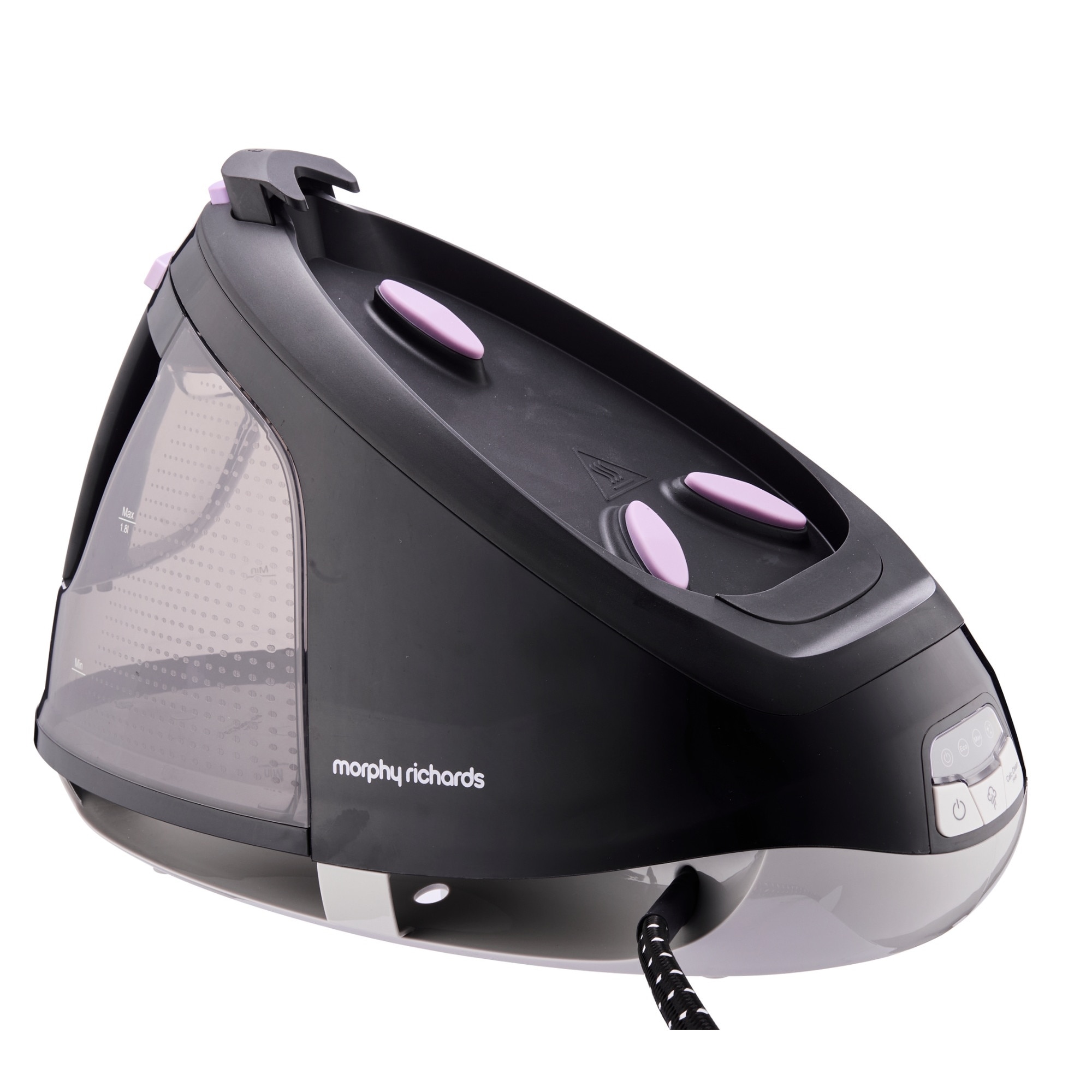 Statie de calcat Morphy Richards MUH-ISE4B, 2400 W, Jet de abur 120g, Debit de abur 70 g/min, Oprire automata, 6 bar, Anti-Calcar