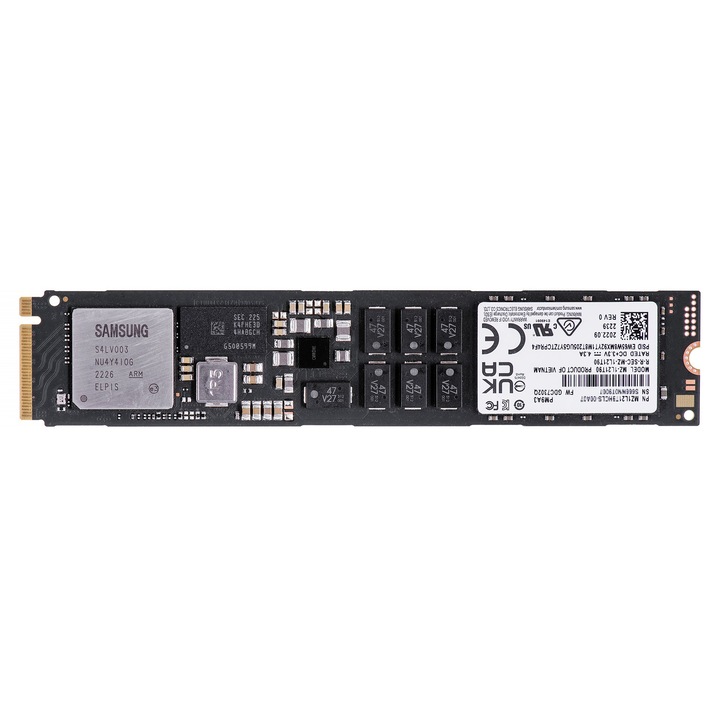 SSD Samsung PM9A3 1.92TB M.2 (22x110) NVMe Gen4, 5500 MB/s четене, 2000 MB/s запис