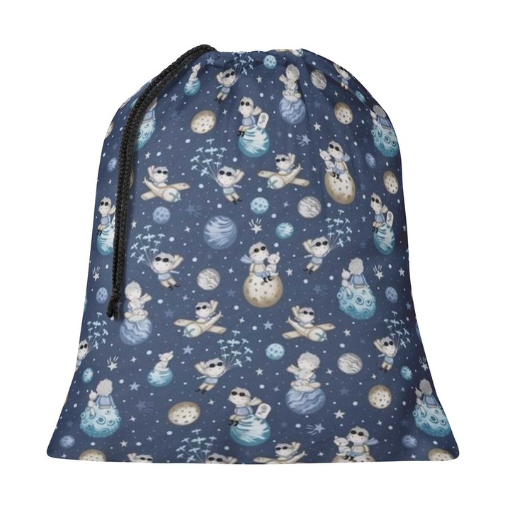 Geanta de pat pentru gradinita, Albastru