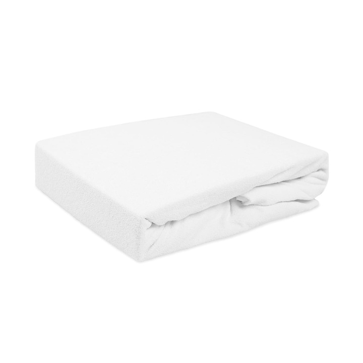 Cearceaf de pat, Spod Igly i Nitki, 120x200cm, frotte, mix de nuante, cu elastic