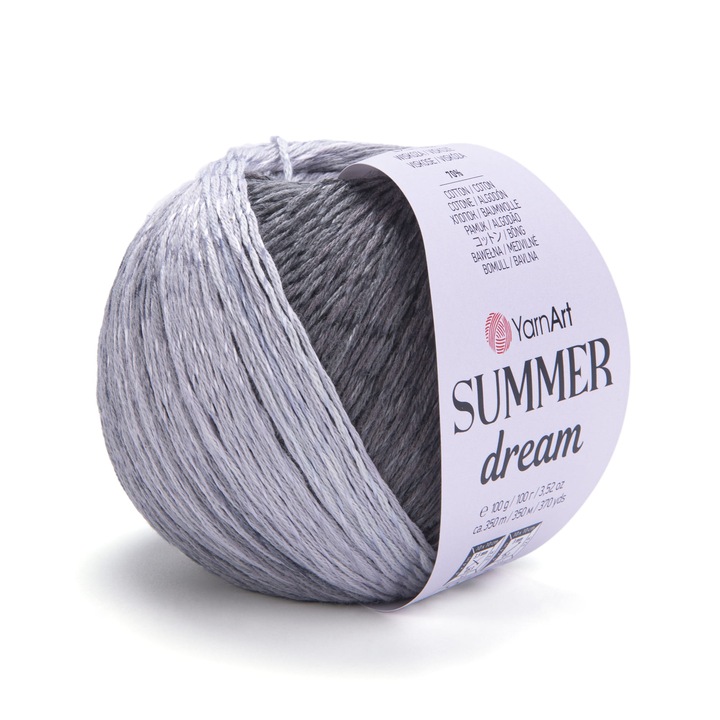YarnArt Summer Dream textilfonal, 70% pamut, 30% viszkóz, 100g, 350m, szín 4316