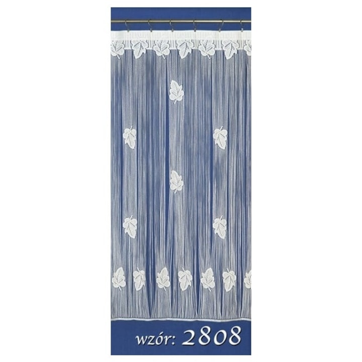 Вносни завеси, Полиестер, Бяло 290x250 см