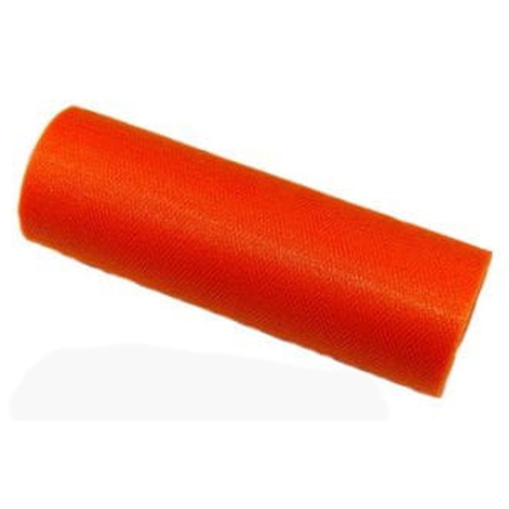 Tüll 15 cm, PartyDeco, 9 mb, narancs