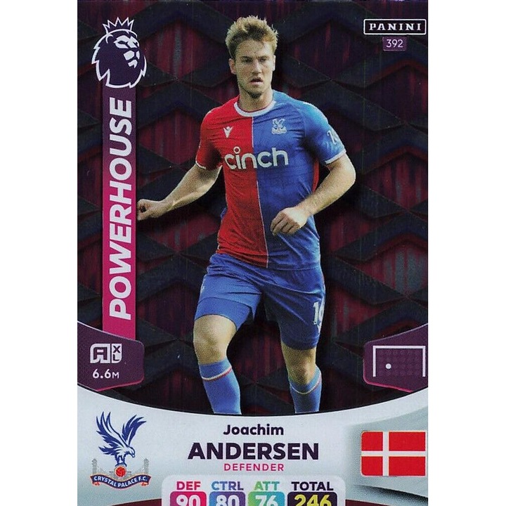 Premier League 2024 392 Joachim Andersen Panini Adrenalyn XL