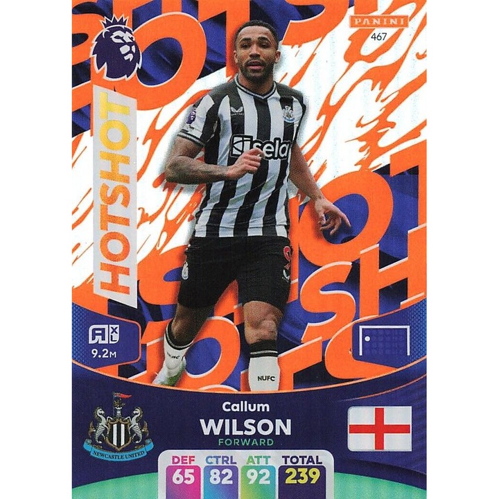 Cartonas Premier League 2024 467 Callum Wilson Panini Adrenalyn XL