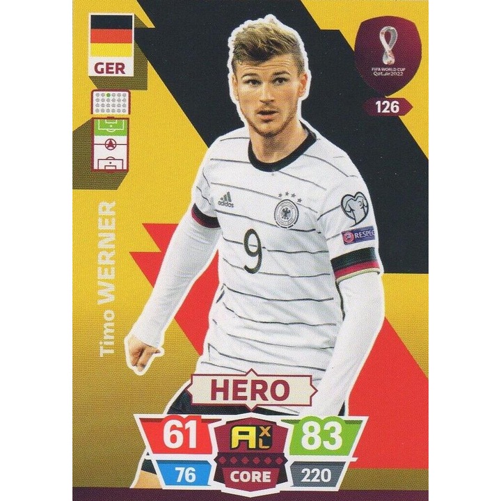 Cupa Mondiala Qatar 2022 126 Timo Werner Panini Adrenalyn XL