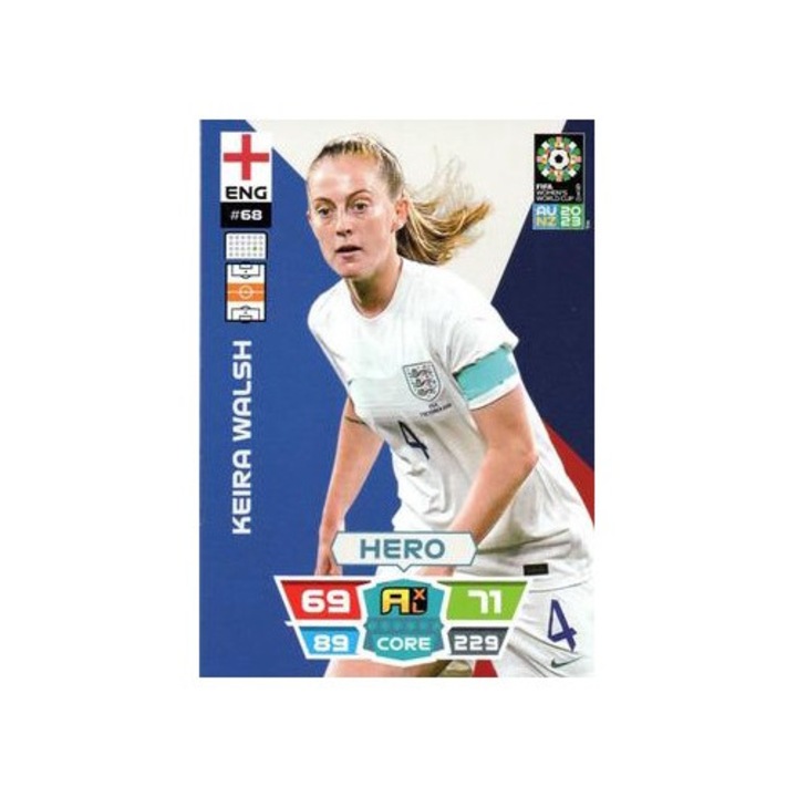 Joc de societate Panini Adrenalyn XL Cupa Mondiala Feminina 2023 68 Keira Walsh