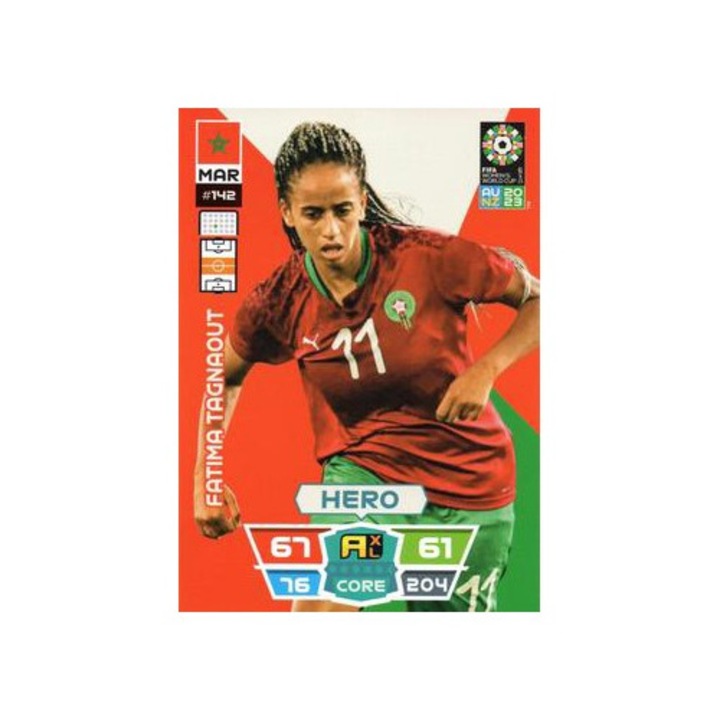 Joc de societate Panini Adrenalyn XL Cupa Mondiala Feminina 2023 142 Fatima Tagnaout