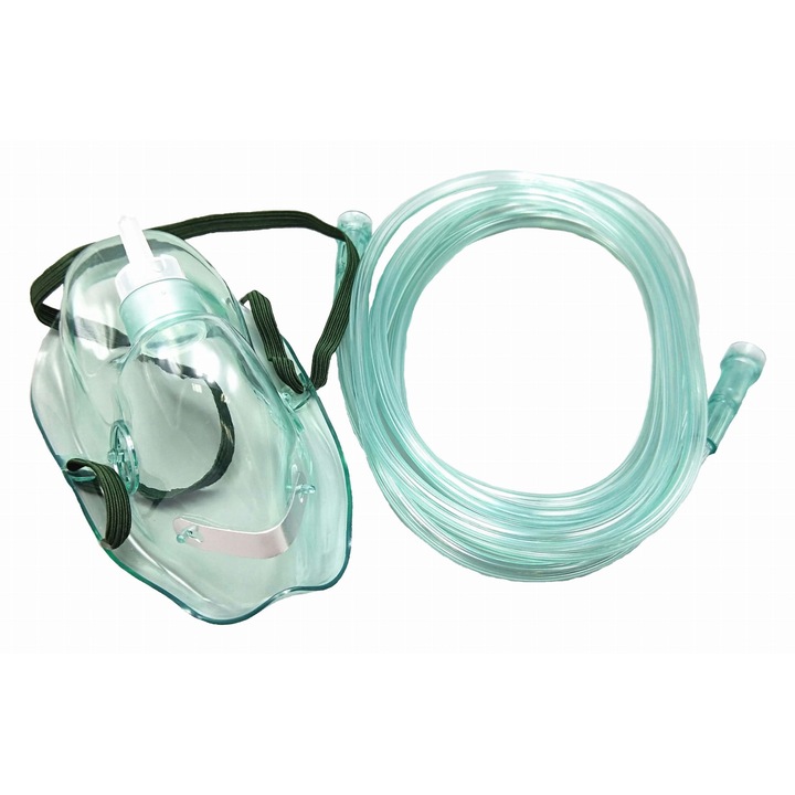 Masca de oxigen cu tub pentru adulti si copii