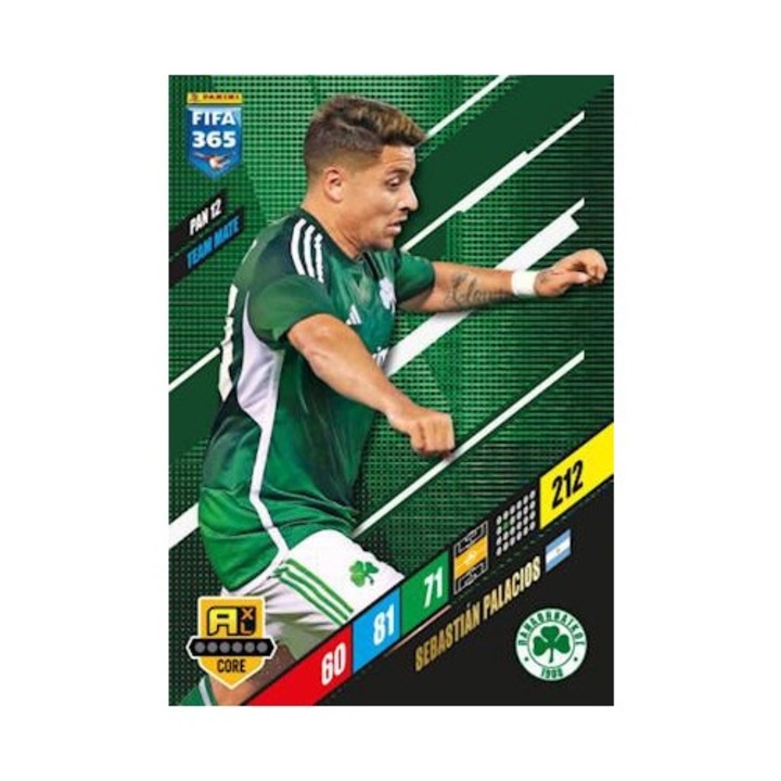 Panini Adrenalyn XL társasjáték 365 2024 PAN12 Sebastian Palacios