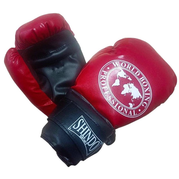 SHINDO RB19 boxkesztyű, piros és fekete, XL-es méret (12)