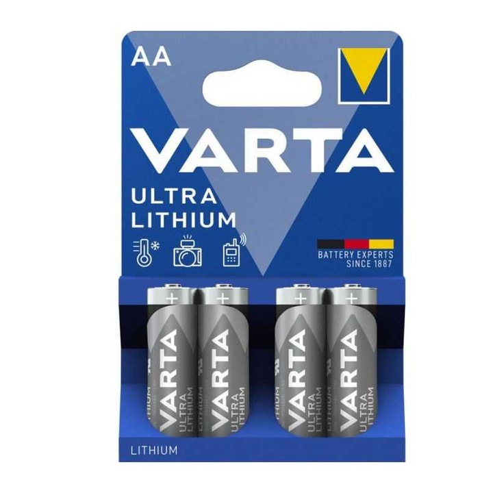 Baterii Varta Ultra Lithium R6 AA 4buc/blister