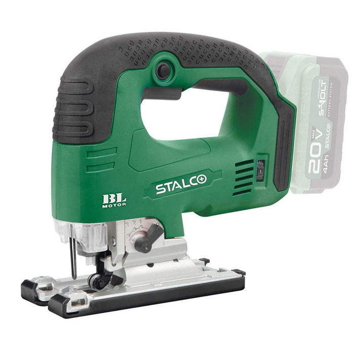 Elektromos fűrész JSS20-85BLVS, Stalco, 20V, 2,2kg, akkumulátor nélkül