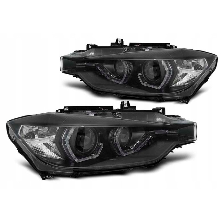 Комплект проектор BMW F30 F31 2015-2018, LED дневни светлини, H7, с E6 одобрение