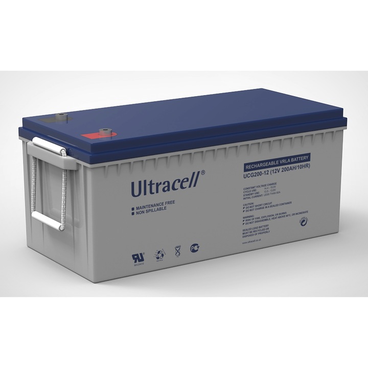 Akumulator AGM UCG 12V 200Ah, Ultracell, 200Ah