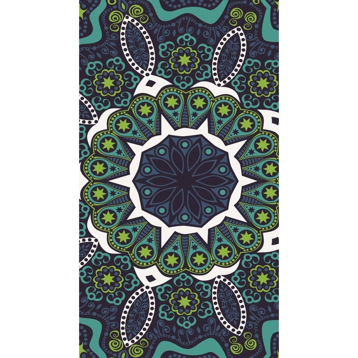 Плажна кърпа CottonWord, 100x180 см, микрофибър, многоцветна