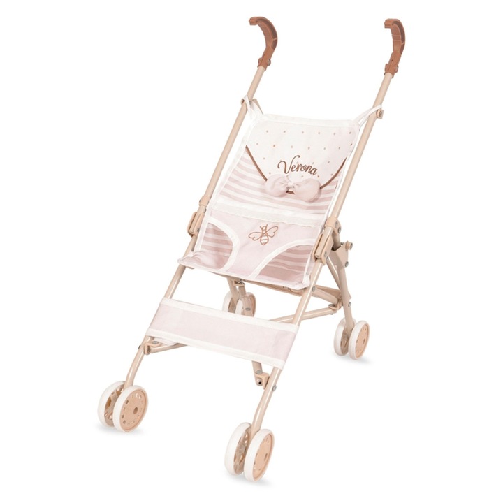 Carucior pentru papusi Verona DeCuevas Toys clasic elegant, 3+ ani