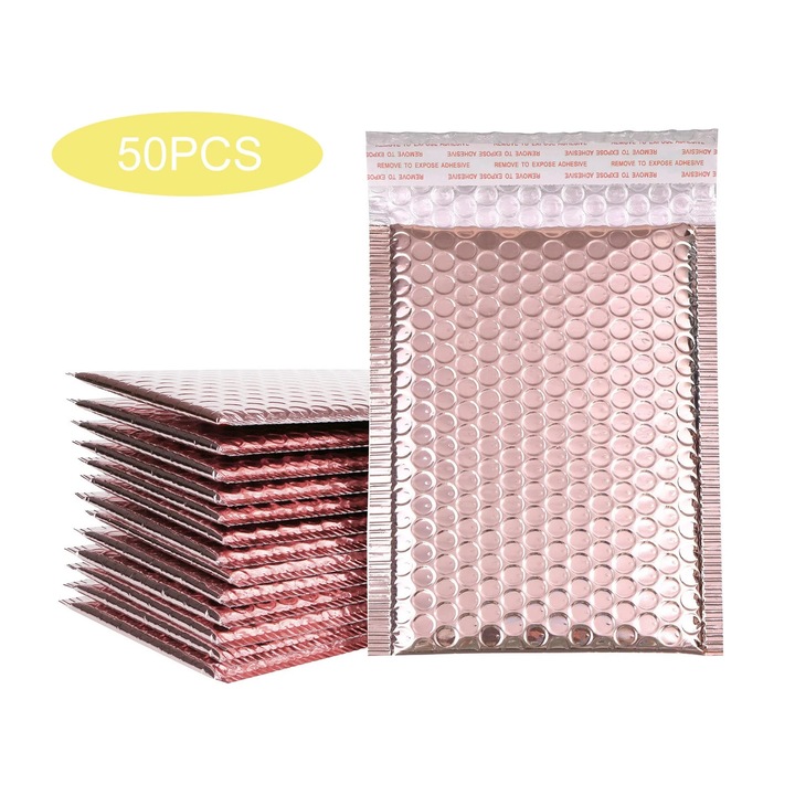 YANYXR buborékos boríték szett 50 db rose gold 18x23x4cm 15x20x4cm 15x13x4cm