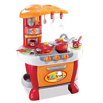 Bucatarie Buba Little Chef 008-801A, Rosie Bucatarie Buba Little Chef 008-801A, Rosie