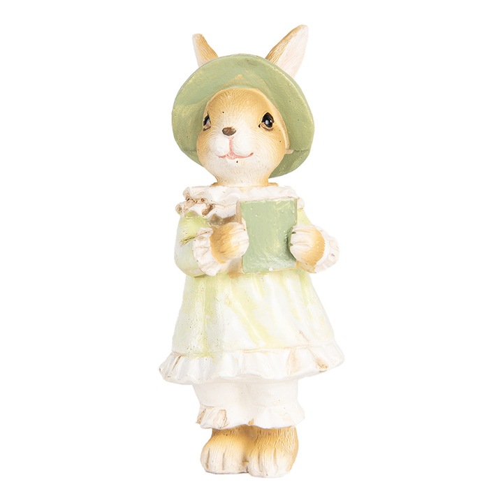 Figurina Iepuras Paste polirasina multicolora 5x5x11 cm