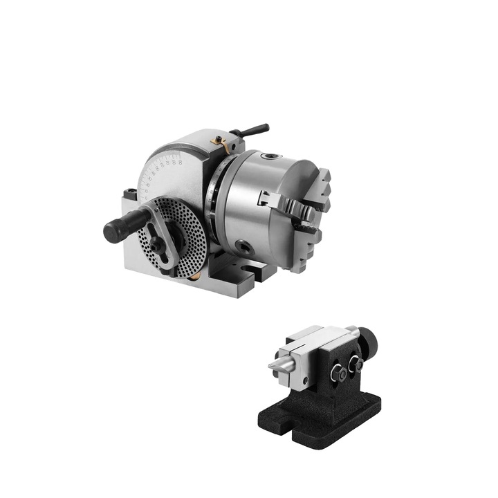 Cap divizor, diametru mandrina 4", inaltime centrala 4", papusa mobila MT2, cu mandrina cu 3 bacuri de 5 inch