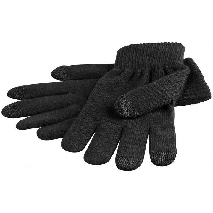 Mănuși touchscreen, Goobay, negru, 5x13cm
